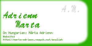 adrienn marta business card